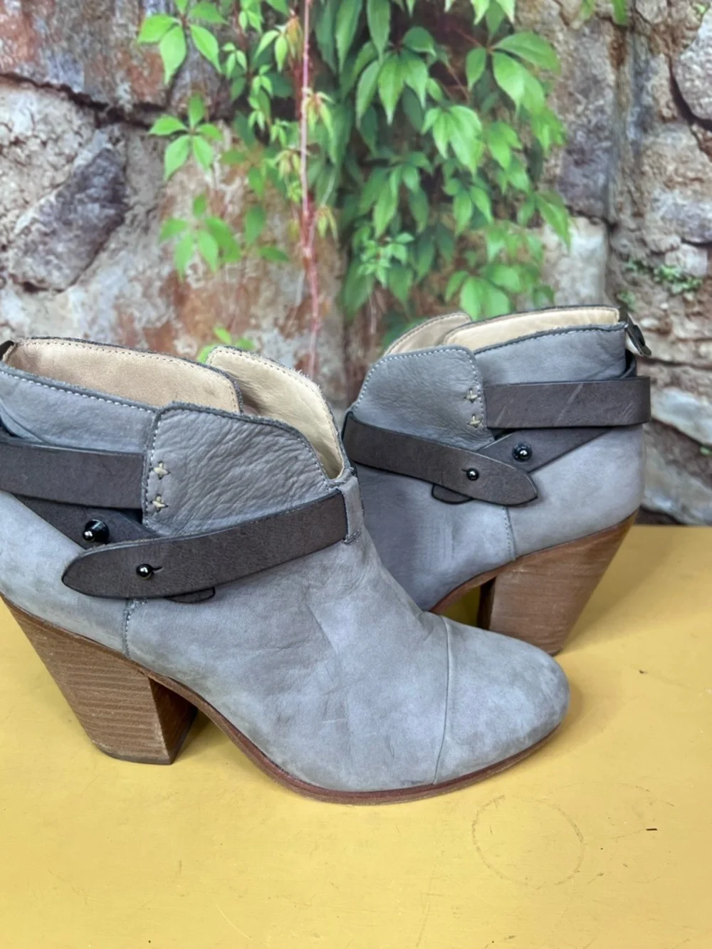 rag & bone | Shoes | Rag Bone Gray Suede Quiet Luxury Designer Leather ...